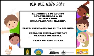 afiche dia del nio 2015