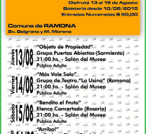 Comienza el Festival de Teatro Ramona 2015