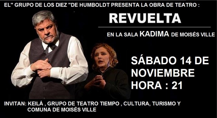 Moisés Ville: Continúa la gira provincial de «El Teatro y la Historia»