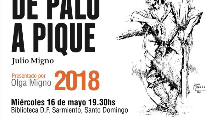 Olga Migno presentará “De Palo a Pique” en la Biblioteca D.F. Sarmiento de Santo Domingo