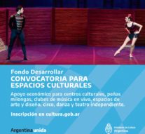 Fondo Desarrollar: apoyo económico para espacios culturales.