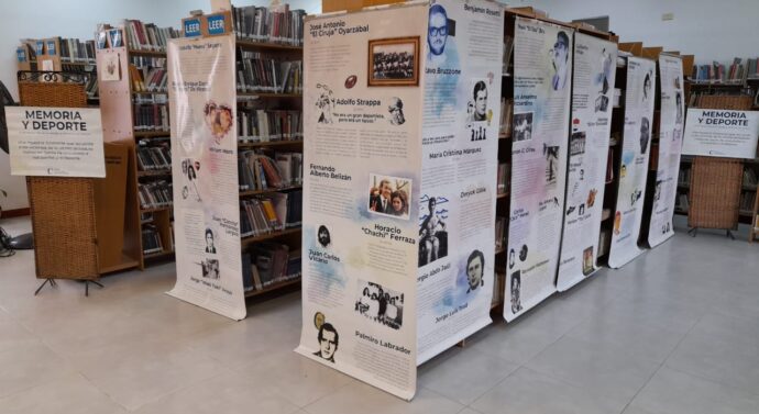 «Memoria y Deporte» llegó a la Biblioteca de Pilar