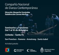 La Compañía Nacional de Danza Contemporánea regresa a Santa Fe  y Córdoba.