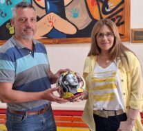 La obra de Progreso se suma a la muestra «Arte en Pelotas»