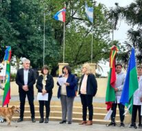 Sarmiento presentó oficialmente su bandera en el marco del programa «Abanderados»