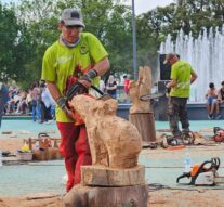 Gran cierre del 1º Simposio de Esculturas en Humberto Primo