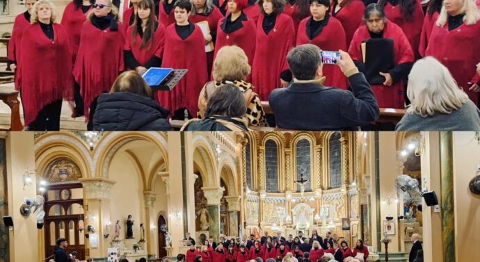 El Coro Polifónico Nacional de Ciegos brilló en la Basílica de Esperanza