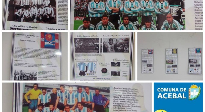 La muestra fotográfica «Historia de los Mundiales» se expone en Acebal