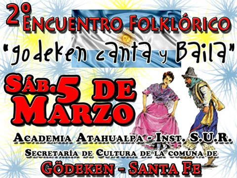 2º Encuentro Folclórico «Gödeken Canta y Baila»