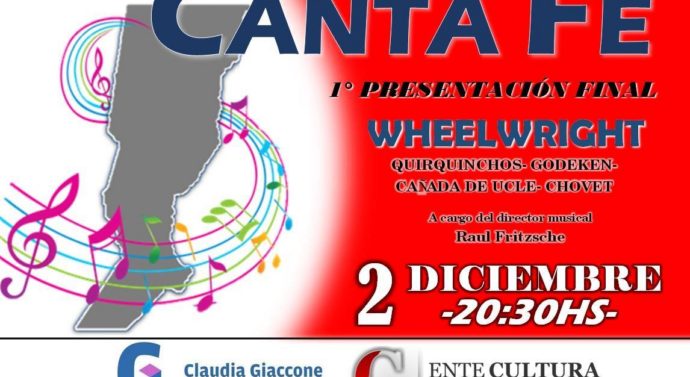 «CANTA FE» se presenta el próximo 2 diciembre en Wheelwright
