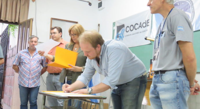 En Casilda el Ente Cultural Santafesino firmó un acuerdo con la COCAdE