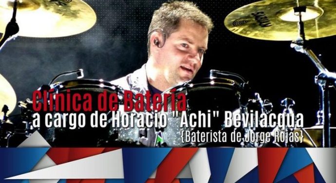 El baterista de Jorge Rojas brindará una nueva clínica en Arroyo Seco