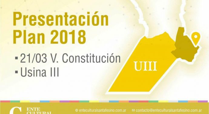 Villa Constitución: La Usina III (norte) presenta el Plan 2018 del Ente Cultural Santafesino