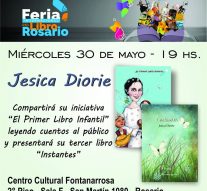 La poetisa alvarense Jesica Diorie presenta su obra en la Feria del Libro de Rosario