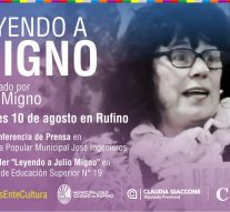 Olga Migno presenta «De Palo a Pique» en la ciudad de Rufino