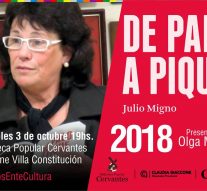 La obra de Julio Migno llega a la XVIII Feria del Libro y Encuentro Cultural de Empalme