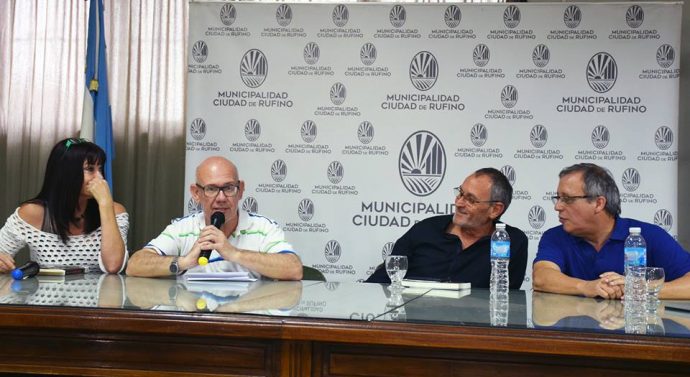 Jorge Vitti presentó su libro en Rufino