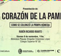 Rubén Ricardo Iriarte presenta su libro «El Corazón de la Pampa»