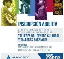 Inscripción a Cursos y Talleres en Arroyo Seco