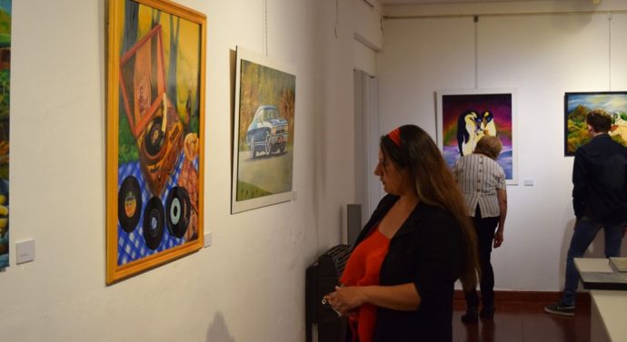 Se inauguró la Muestra de Patricia Cucioletta y el Taller de Arte