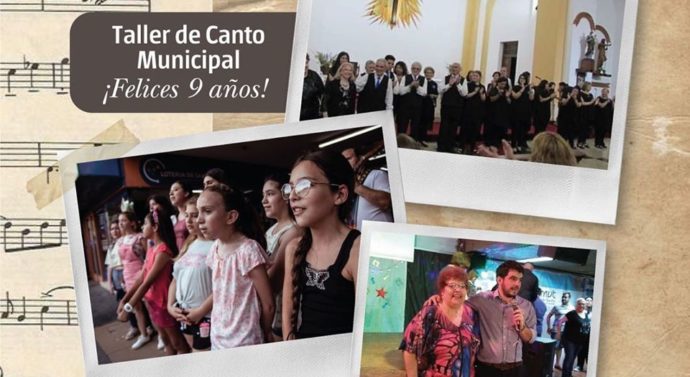 Venado Tuerto: El «Taller Municipal de Canto» cumple su noveno aniversario