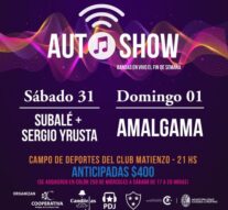 Fin de semana de AutoShow en Rufino