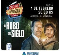 Arroyo Seco: Continúa el «Cine a la reposera» con «El Robo del siglo»