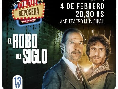 Arroyo Seco: Continúa el «Cine a la reposera» con «El Robo del siglo»