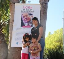 «Ellas y la lucha…» se expuso en la Plaza de Fighiera