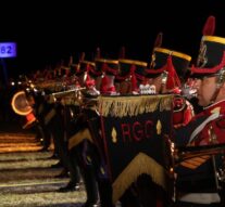 Malvinas, 40 años: Gran presentación de la Fanfarria Militar «Alto Perú» en el Festival Cultural