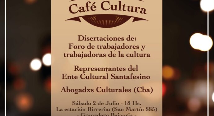 En Granadero Baigorria se inicia el ciclo «Café Cultura»