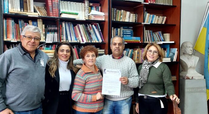 La Biblioteca Sarmiento de la comunidad de Carmen se suma al Ente Cultural Santafesino