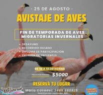 Melincué: Nueva jornada de avistaje