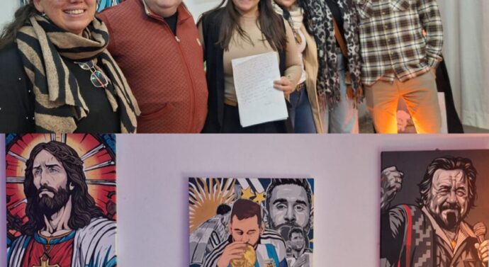«Forma y Color» abrió sus puertas en la Biblioteca Popular Carlos Guido y Spano
