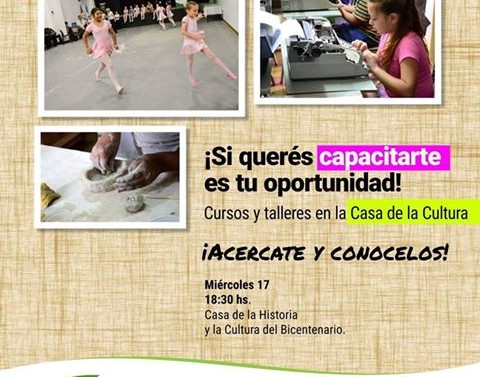 «Cursos y Talleres 2016» en Recreo