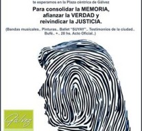 Gálvez conmemora el «Día de la Memoria por la Verdad y la Justicia»