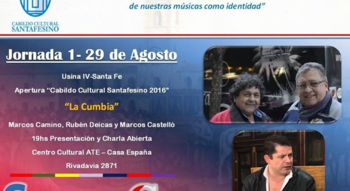 Los Palmeras y Marcos Castelló abren el «Cabildo Cultural Santafesino 2016»