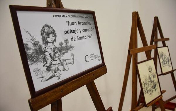 «Juan Arancio, paisaje y corazón de Santa Fe» se inauguró en la ciudad de Recreo