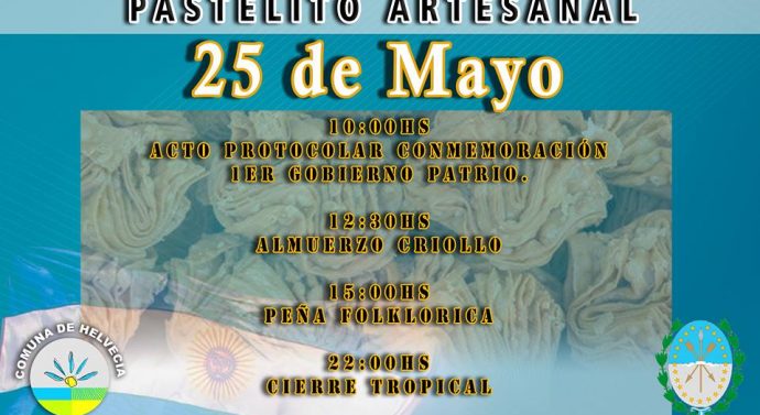 Helvecia: 1º Fiesta del Pastelito Artesanal