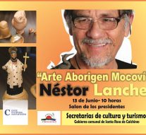 Llega a Santa Rosa de Calchines la Muestra de Artesania Mocoví de Néstor Lanche