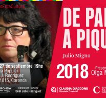 Olga Migno presenta «De Palo a Pique» en la ciudad de Coronda