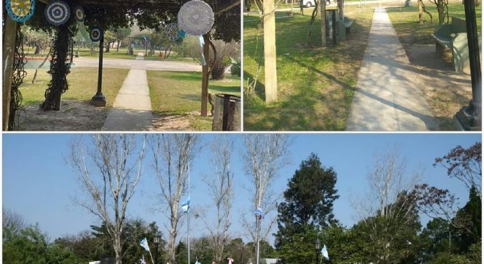 Las «Mandalas patrias» embellecieron a la localidad de Arroyo Leyes