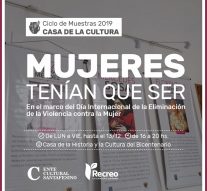 Recreo: Se encuentra exhibida la muestra “Mujeres tenían que ser”