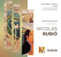 Gálvez: Muestra del Artista Plástico Nicolás Rubió