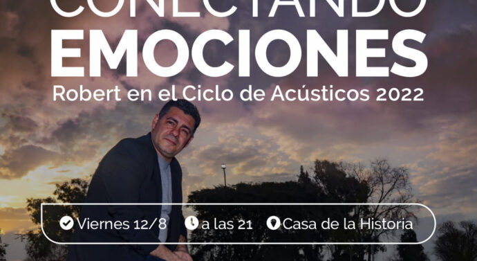 Ciclo de Acústicos 2022: Robert se presenta en la Casa de la Historia