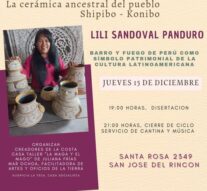 Conferencia a cargo de la ceramista peruana Lily Sandoval Panduro