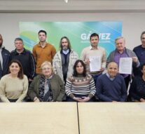 Firma de Convenio de colaboración entre la Comuna de Cañada Rosquín y el Municipio de Gálvez
