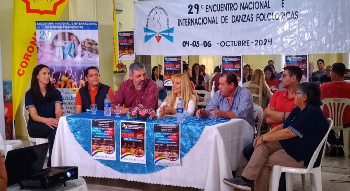 Presentaron el 29° Encuentro Nacional e Internacional de Danzas Folclóricas