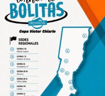 Se viene la Etapa Regional del «Torneo Provincial de Bolitas»