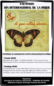 afiche dia de la mujer